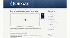 Desktop Screenshot of icisco.org
